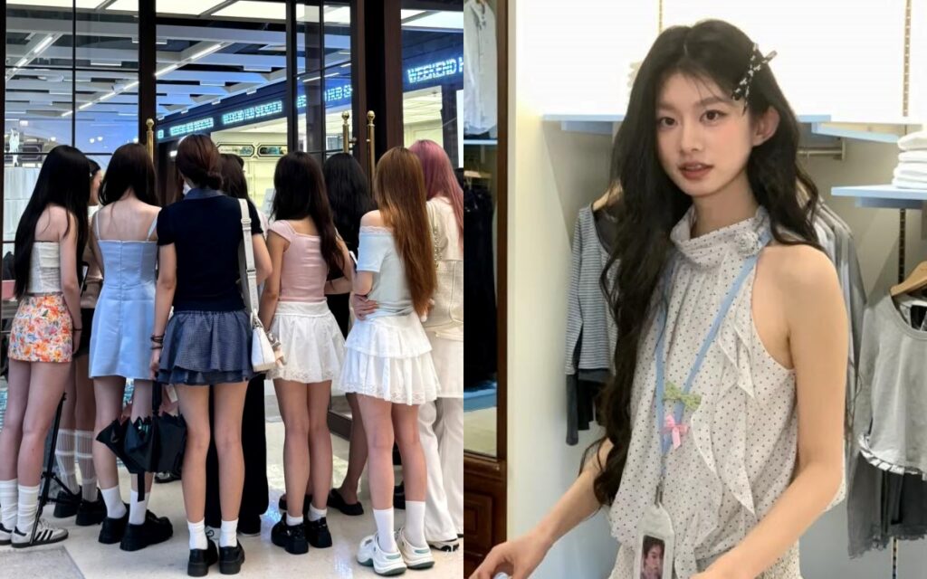 gai xinh trung quoc mac vay ngan con sot thoi trang quyen ru va phong cach ca tinh 697d08d9c7ee4