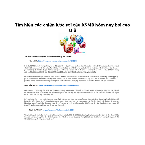 kham pha bi quyet soi cau xsmb cach phan tich ung dung va don dau may man 697d03723f450